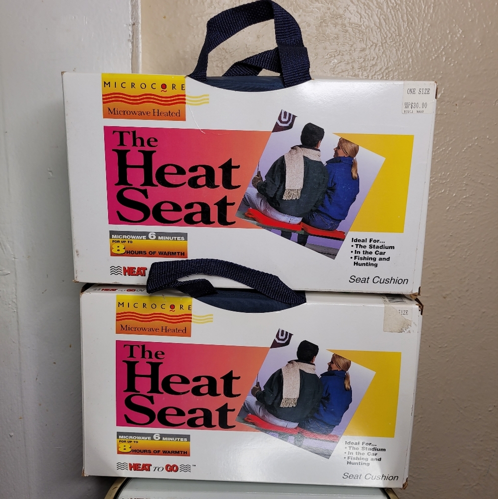 The heat seat vintage 1996 cushion Warmer Stadium Fishing hunting Winter Car